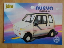JDM SIMPA NUEVA Millesime 86 1986 French UK Mkt Sans Permis Microcar Brochure