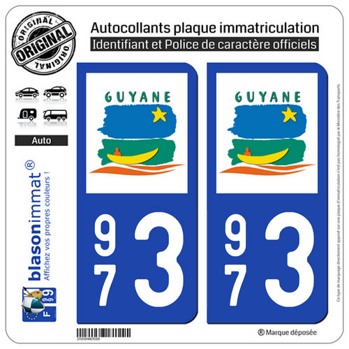 Stickers autocollant plaque - 2,