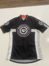 Pearl iZumi Plateau De Pedalier 3/4 Zip Short Sleeve Cycling Jersey Size Small S