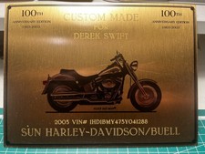 Plaque Vintage Harley Davidson