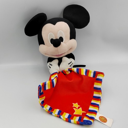 Doudou peluche mickey mouchoir - doudou,