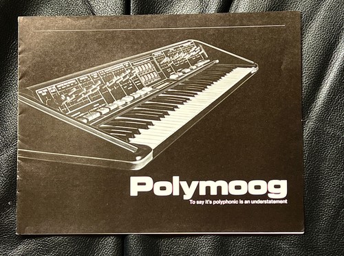 Moog polymoog synthesizer - polymoog,