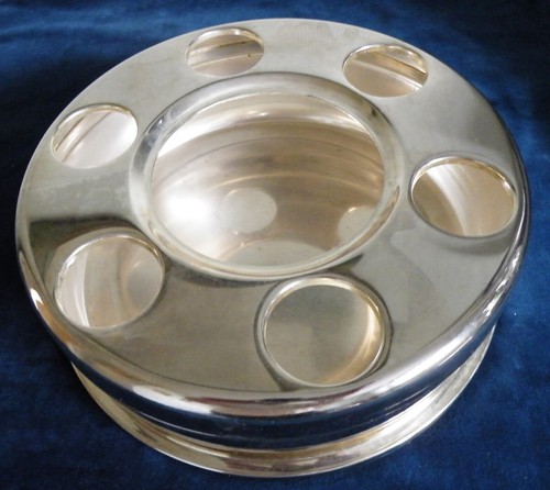 Chauffe plat métal argenté - métal,