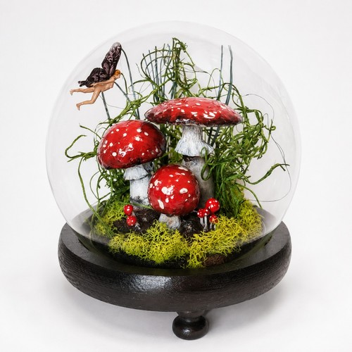 Light mushroom sculpture - mushroom,