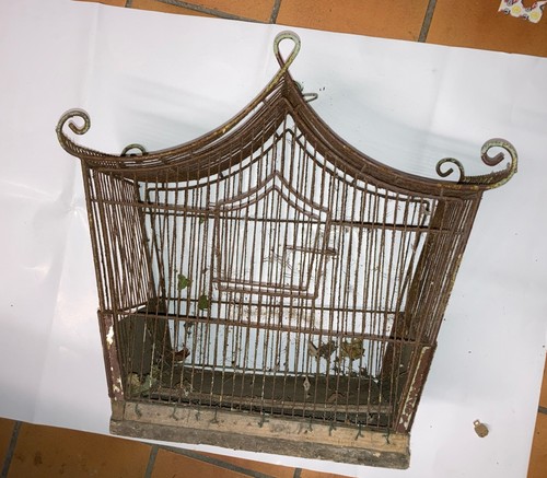 Ancienne cage oiseaux - ancienne, style