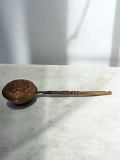 Chauffe-lit en cuivre antique,