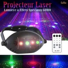 Projecteur DJ Lumière de Scène de Fêtes à Effets Spéciaux Gobo Laser Motifs Spot