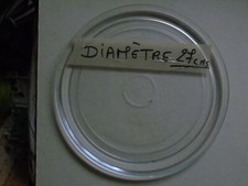 Plateau micro onde diametre 27 cms