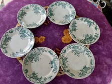 6 Assiettes Plates anciennes