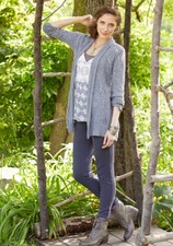 NWOT Women's Matilda Jane Secret Fields Birch Rider Pants L Large Dark Gray 