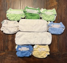 7 BumGenius Cloth Diapers + 14