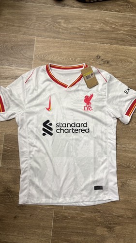 Maillot liverpool blanc 25 - liverpool, 24/25