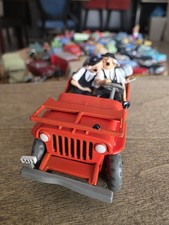 Voiture Tintin Jeep Rouge