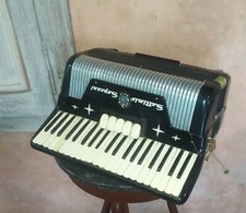 Vintage accordeon Settimio Soprani 120 bass à restaurer , réparer