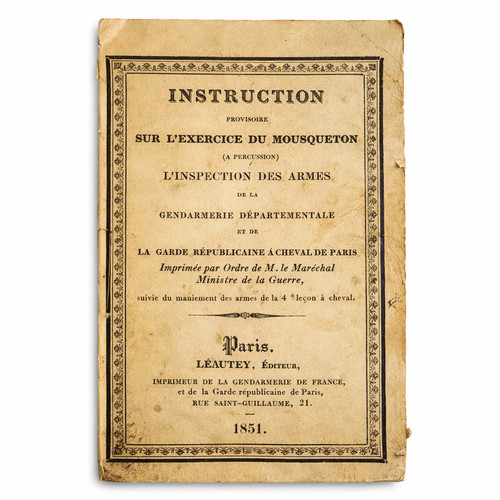 Gendarmerie instruction - gendarmerie,