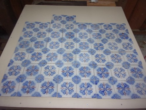 Lot anciens carreaux - lot,