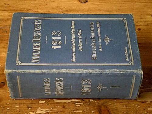 Annuaire desfossés 1913 - annuaire,