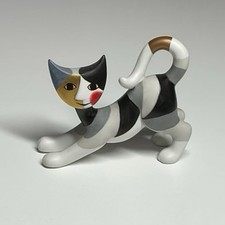 Goebel Rosina Wachtmeister Stretching Gina Cat Figurine ~ unboxed