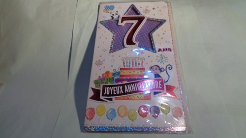 Carte joyeux anniversaire - -,