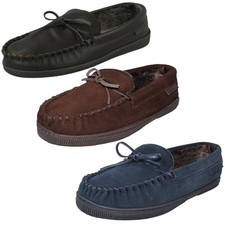 Hommes Hush Puppies Mocassin Cuir/Daim Vêtement de Loisirs Chaussons Ace
