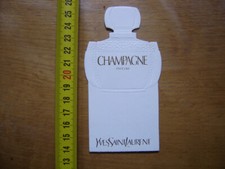 Yves Saint Laurent CHAMPAGNE PERFUME Card