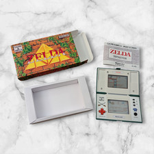 ZELDA Game Watch Handheld Multi Screen ZL-65 Nintendo With REPRO Box & Manual