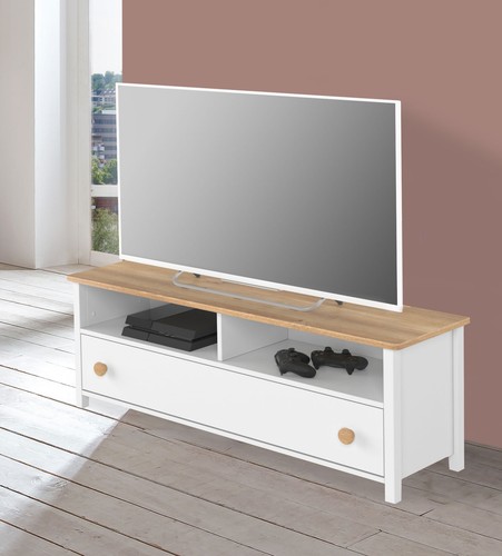 Meuble bas 120cm blanc - meuble,