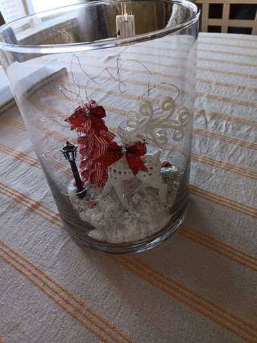 Christmas terrarium handmade - terrarium,