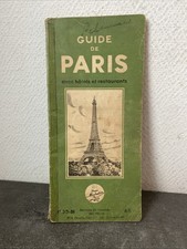 Ancien Guide De Paris Michelin