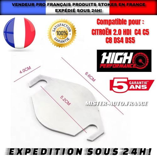 Plaque suppression vanne egr - plaque,