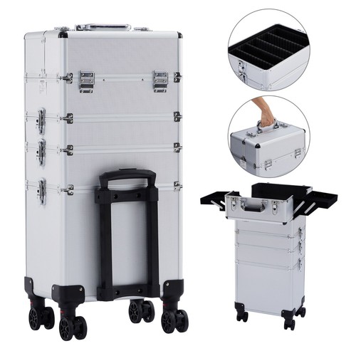 Arebos valise roulettes 4 - valise,