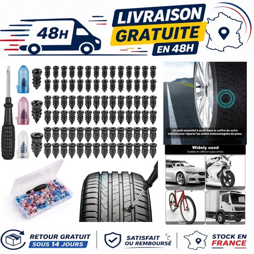Kit réparation pneu voiture - kit,