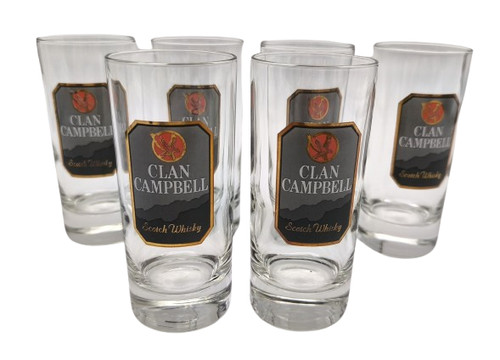 Lot 6 verres clan - 6,