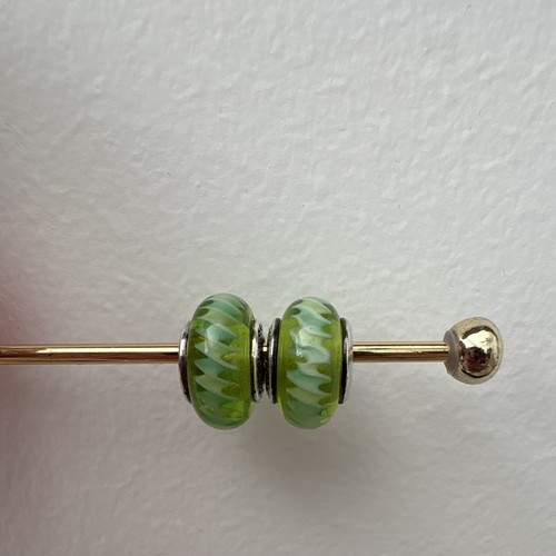Pandora set green glass - 2,
