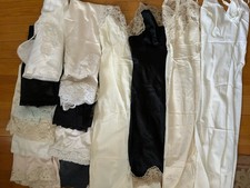 15 Vintage Full & Half Slip Lot - Shadowline Vassarette L