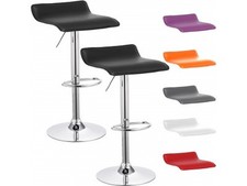 2 Tabourets de Bar Modernes Cuisine Réglables en Hauteur - Chaise Bistrot - WAVE