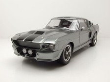 Ford Shelby Mustang GT500 1967 Gris Métallique Noir Eleanor 1:12 KK Échelle