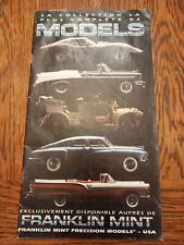 Franklin Mint Catalog - The Franklin Medalist - Precision Models Good Condition