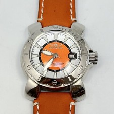 Invicta Womens 33mm Baby Lupah Espadon Wristwatch Orange Lorica Band