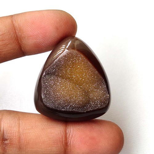 Agate onyx marron - agate,