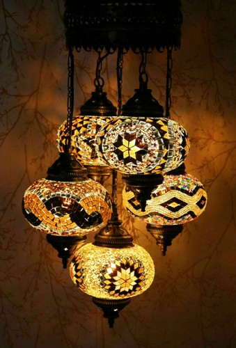 Lustre plafonnier suspendu
