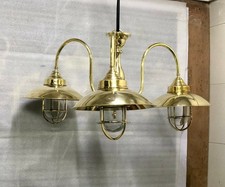 Lustre ancien en laiton