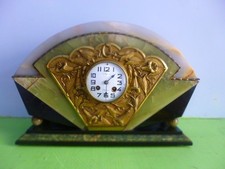 Horloge art-déco en marbre avec carillon  - Berdal Saint Quentin 02