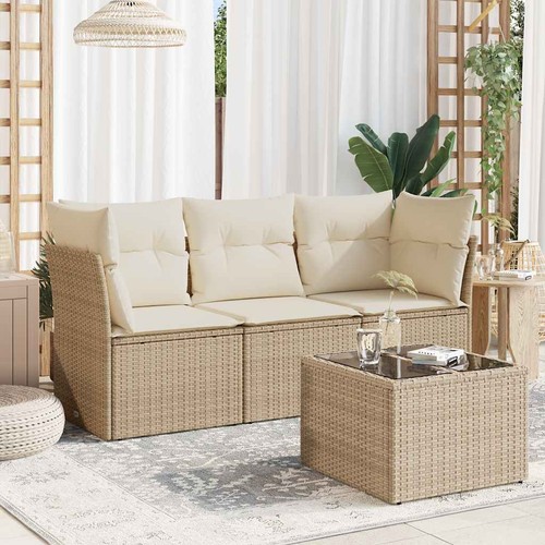 Salon jardin avec coussins - salon,