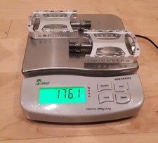 Velo Orange Touring Pedals NOS 90x60mm Platform -Weight Tuned TI Spindles 176.1g