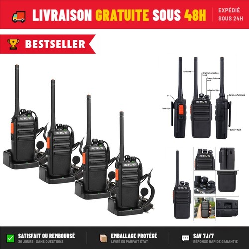 Retevis rt24 talkie - retevis,