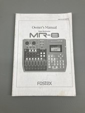 Fostex MR-8 Instruction Manual OEM