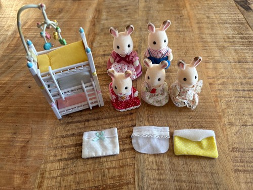 Lot famille lapin crème - famille,