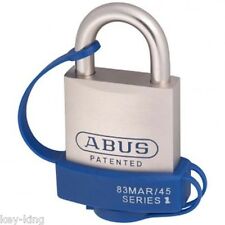 ABUS Keyed Alike Outdoor Padlock With Cover-83MAR45NKD Marine Padlocks-FREE POST