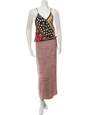 UBER RARE $2,086 JEAN PAUL GAULTIER MULTI-PRINT SILK DRESS WITH WRAP WAIST